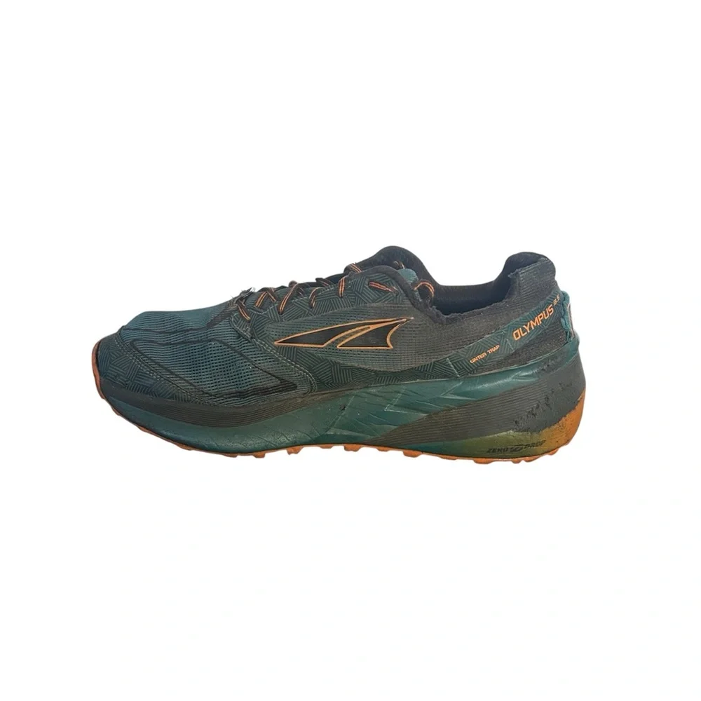 Altra Men’s ALM1959F380 Teal Orange Vibram Trail Running Shoes Size 9